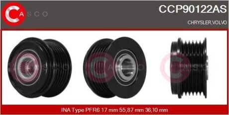 Шків CASCO CCP90122AS