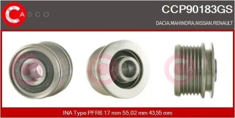 Шків CASCO CCP90183GS