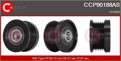 Шків CASCO CCP90188AS (фото 1)
