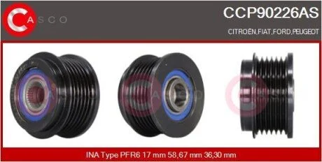 Шків CASCO CCP90226AS