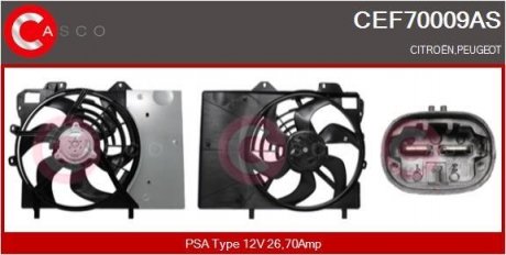 WENTYLATOR CHLODNICY CASCO CEF70009AS
