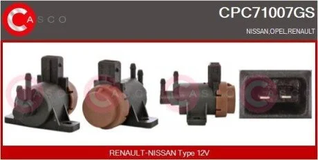 KONWERTER CISNIENIA TURBO OE CASCO CPC71007GS