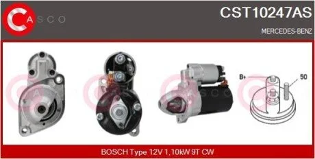 Стартер CASCO CST10247AS