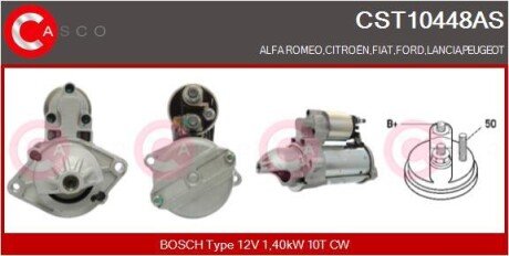 ROZRUSZNIK 12V 1.4KW CASCO CST10448AS