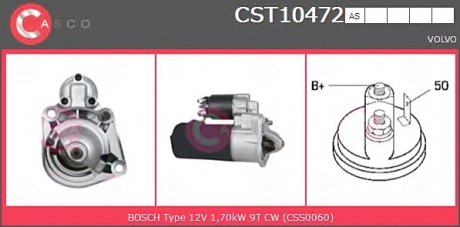 Стартер CASCO CST10472AS