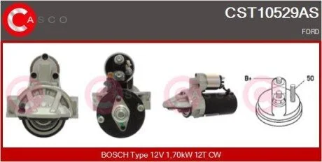 ROZRUSZNIK 12V 1.7KW CASCO CST10529AS (фото 1)