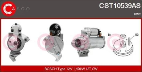 ROZRUSZNIK 12V 1.4KW CASCO CST10539AS