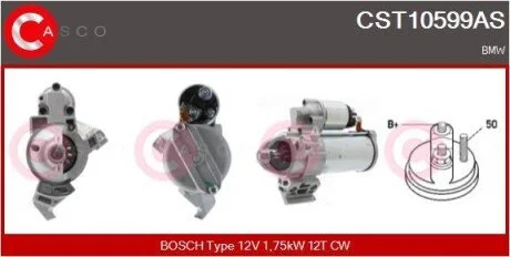 ROZRUSZNIK 12V 1.75KW CASCO CST10599AS
