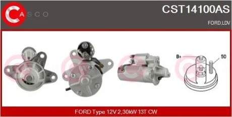 Стартер CASCO CST14100AS
