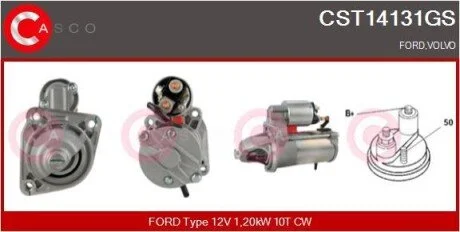 Стартер CASCO CST14131GS
