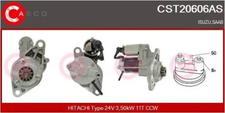Стартер CASCO CST20606AS