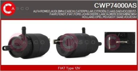 POMPKA SPRYSKIWACZA CASCO CWP74000AS