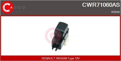 PRZELACZNIK PODNOSNIKA SZYBY L/P 6PIN CASCO CWR71060AS