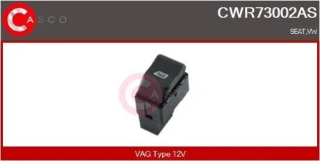 PRZELACZNIK PODNOSNIKA SZYBY L/P 5PIN CASCO CWR73002AS