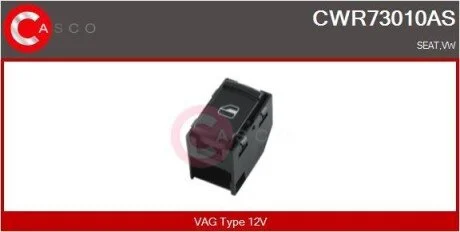 Кнопка стеклоподъемника (R) VW Passat/Golf 97-05 CASCO CWR73010AS