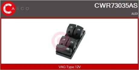 PRZELACZNIK PODNOSNIKA SZYBY PL 10PIN CASCO CWR73035AS