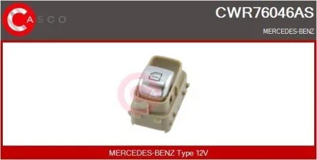 PRZELACZNIK PODNOSNIKA SZYBY PP 4PIN CASCO CWR76046AS