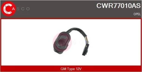PRZELACZNIK PODNOSNIKA SZYBY PP 4PIN CASCO CWR77010AS