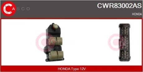PRZELACZNIK PODNOSNIKA SZYBY PL 20PIN CASCO CWR83002AS
