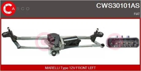 MECHANIZM WYCIERACZEK KPL CASCO CWS30101AS (фото 1)