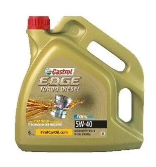 Моторное масло EDGE Turbo Diesel Titanium FST 5W-40 синтетическое 4 л CASTROL 1535ba