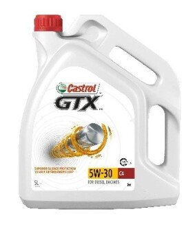 Олива моторна GTX 5W-30 C4 (5 Liter) CASTROL 15901B (фото 1)