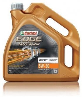 OLEJ SILNIKOWY EDGE Supercar 5W-50 4L CASTROL 15A782