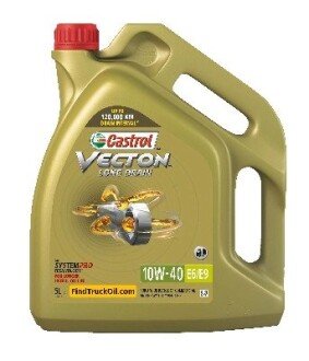 VECTON LONG DRAIN 10W/40 E6/E9 5 L CASTROL 15B34C (фото 1)