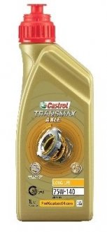 Масло трансмисс. TRANSMAX AXLE LONG LIFE 75W-140 (Канистра 1л) CASTROL 15DB84 (фото 1)