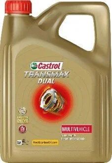 OLEJ PRZEK┼üADNIOWY TRANSMAX DUAL MULTIVEHICLE 4L CASTROL 15EEFE