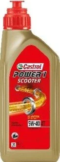 POWER 1 SCOOTER 4T 5W40 1L API SLJASO MB CASTROL 15F54F