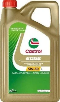 Масло ДВС 5W-30 EDGE LL ACEA C3, VW 504 00/507 00, 5л, синт. CASTROL 15F7E7