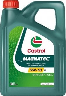 Масло ДВС 5W-30 MAGNATEC API SN, ACEA A5/B5, ILSAC GF-5, 4л, синт. CASTROL 15F908