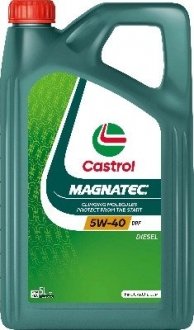 Масло ДВС 5W-40 MAGNATEC DIESEL DPF API SN/CF, ACEA C3, GM dexos2, 5л,си CASTROL 15F913