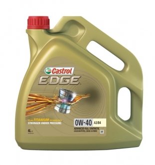 Масло для двигателя CASTROL EDGE 0W40 A3/B4 4L (фото 1)