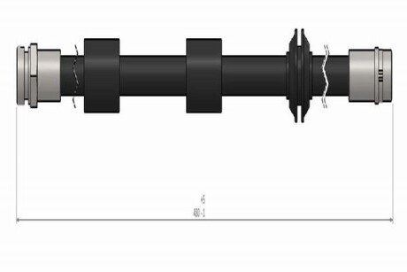 Шланг тормоз.перед CAVO C900 415A