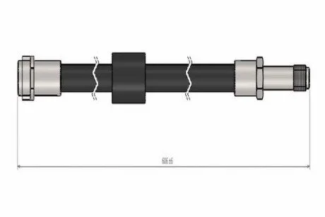 Шланг тормозной передний MB Sprinter, Vito (06-) CAVO C900673A