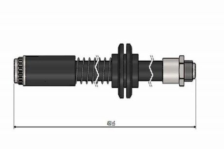 Шланг тормозной передний Citroen Jumpy/Peugeot Expert (99-) CAVO C900699A