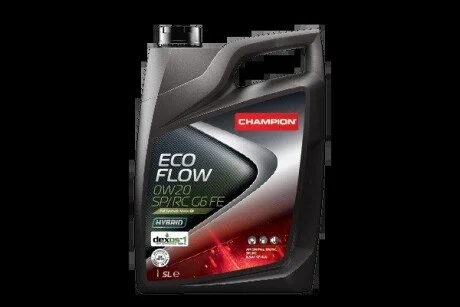 ECO FLOW 0W20 SP/RC G6 FE 5L(х4) CHAMPION 1047255 (фото 1)