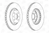 Гальмівний диск передній FIAT BRAVO, DOBLO, FIORINO, IDEA, LINEA, STILO/ ABARTH/ ALFA ROMEO/ LANCIA CHAMPION 561387CH (фото 2)