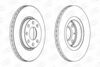 OPEL Тормозной диск передн.Astra/Corsa/Vectra/Tigra CHAMPION 561588CH (фото 1)