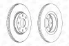 Гальмівний диск передній Opel Astra / Corsa / Vectra CHAMPION 561588CH (фото 2)