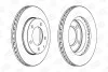 MAZDA Диск тормозной перед. (вентил.) Ford Probe,626 IV 91-,Premacy, Xedos 91-(258*24) CHAMPION 561716CH (фото 2)