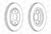 PEUGEOT Тормозной диск передн. 406 1.6/2.1TD 95- CHAMPION 562027CH (фото 1)