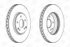 Диск тормозной передний (кратно 2шт.) MERCEDES-BENZ C-CLASS (W203) 00-07, C-CLAS CHAMPION 562034CH (фото 2)