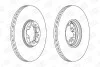 Диск тормозной передний (кратно 2шт.) Ford Transit (00-06) CHAMPION 562140CH (фото 2)