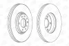 Гальмівний диск передній Opel Astra, Corsa, Meriva, Vectra, Zafira / Saab 9-5 CHAMPION 562240CH (фото 2)