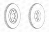 Диск тормозной передний (кратно 2шт.) CITROEN C4 Grand Picasso I (UA_) 06-13, C4 CHAMPION 562267CH (фото 1)