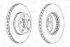 Диск гальмівний передній Bmw 5 (E60) (01-10), 5 Touring (E61) (04-10) CHAMPION 562397CH-1 (фото 2)
