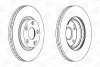 Диск тормозной передний (кратно 2шт.) Toyota Auris (06-12), Avensis (03-08), Cor CHAMPION 562430CH (фото 2)